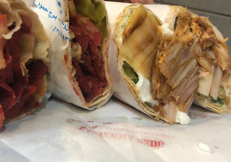 Bedo – Sujuk shawarma sandwiches