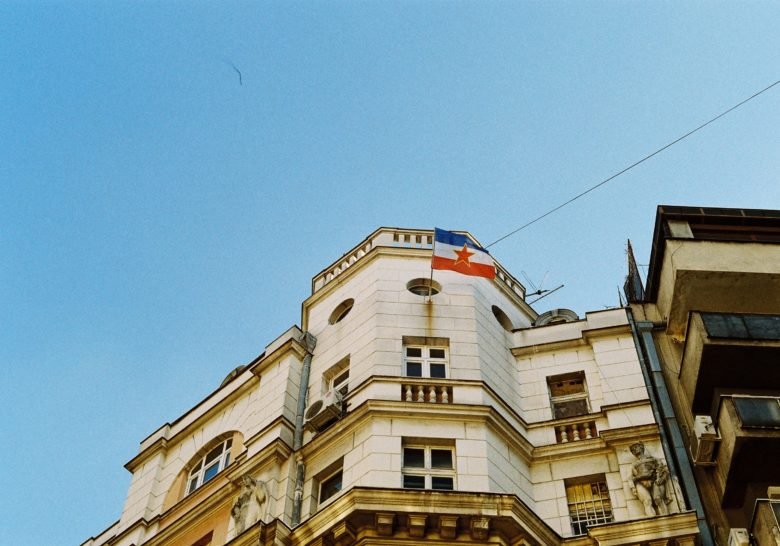 A Flag of Yugoslavia Belgrade