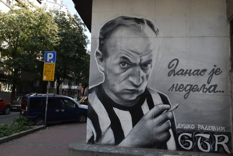 Mural Duško Radović Belgrade