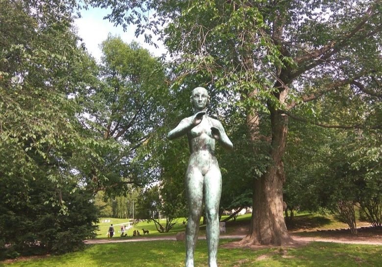 Statue of Tove Jansson Helsinki