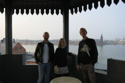 Lars, Elin & Bart in the tower (!) of Lars' office