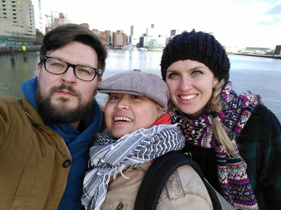 Igor (Tel Aviv) & Mankica (Ljubljana) meeting Renia in Rotterdam