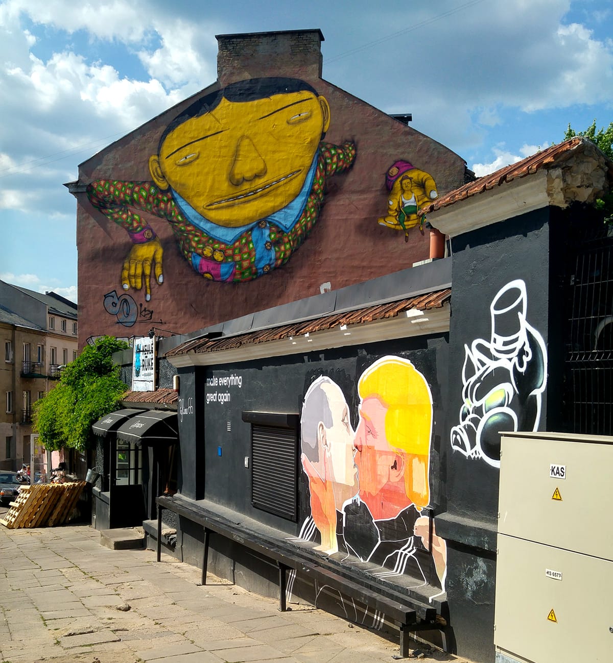 Vilnius' street art (by Justina Kozakaitė)