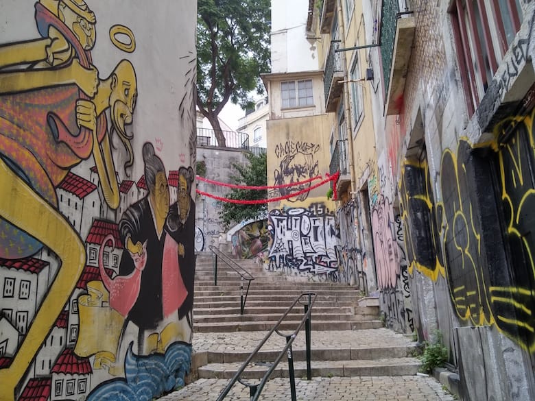 We love Lisbon's thousands of alleys