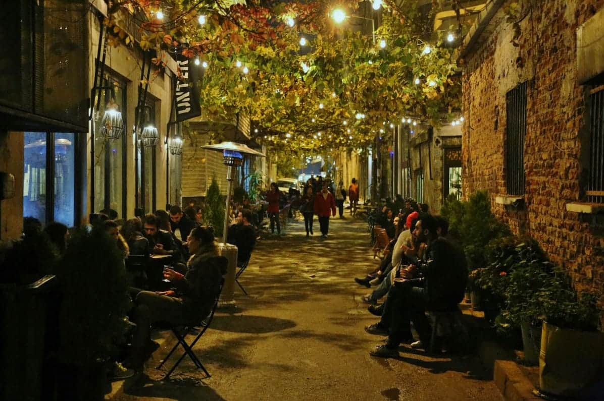 A street in Karaköy - by John Lubbock
