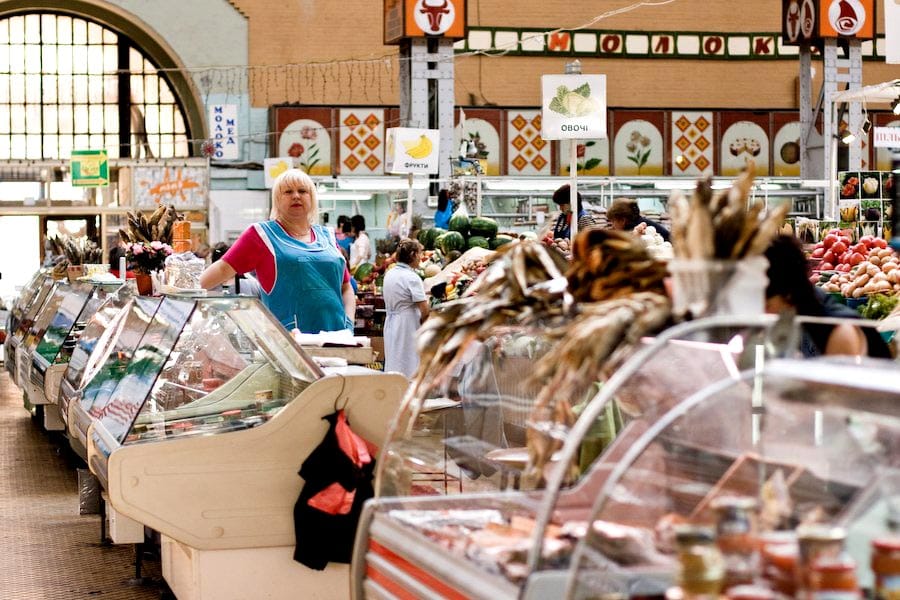 Bessarabka market (by Kievvlast)