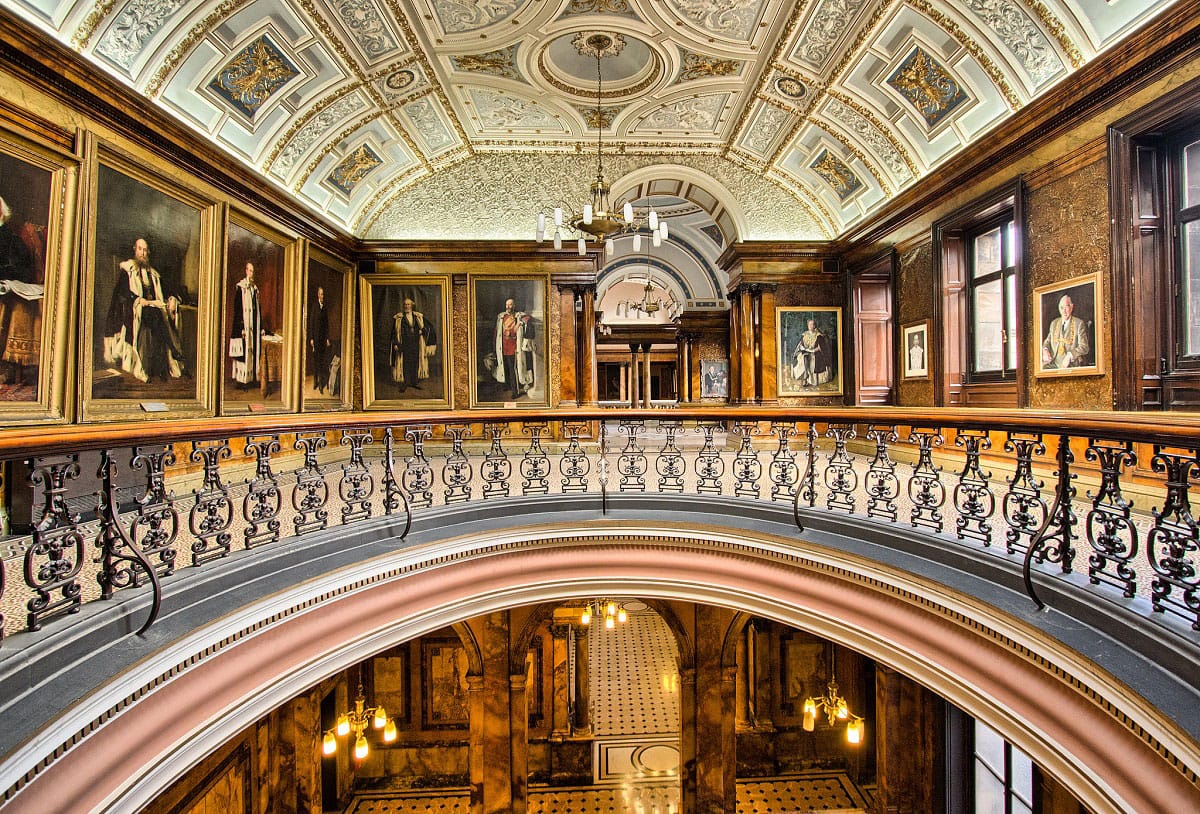 Inside Glasgow City Chambers - by Sebastian Ruff