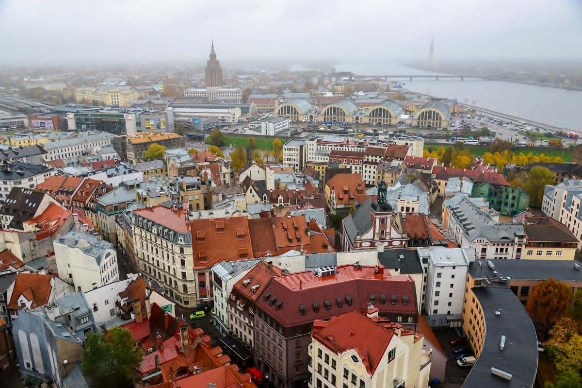 Riga as seen from St. Peter's Church -by Jorge Láscar