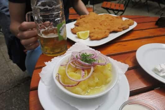 Schitzel at Wieden Bräu