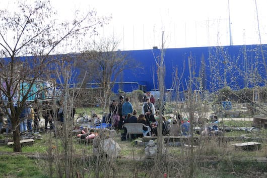 Sunday rave next to Berghain