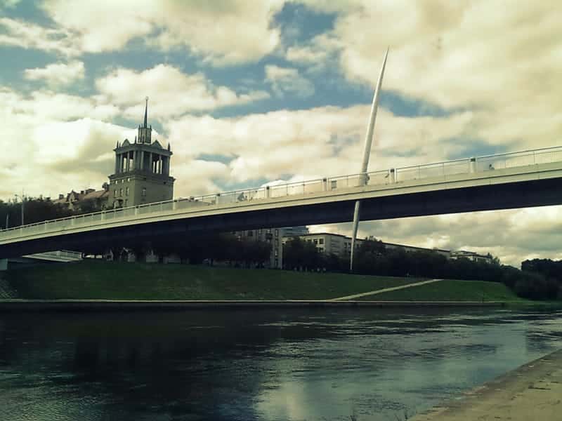 The Baltasis bridge (by Kamilė Naraitė)