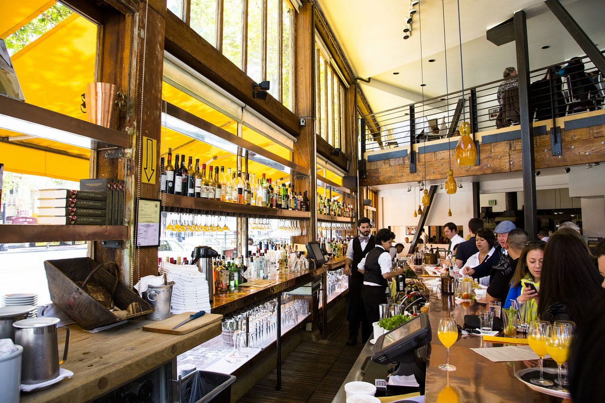The Bar at Zuni Cafe - by Bill Holmes (flickr.com)