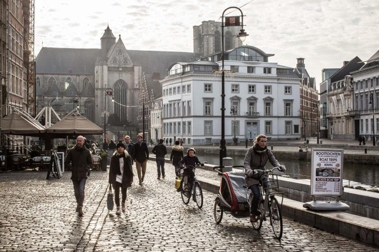 Graslei and Korenlei Ghent