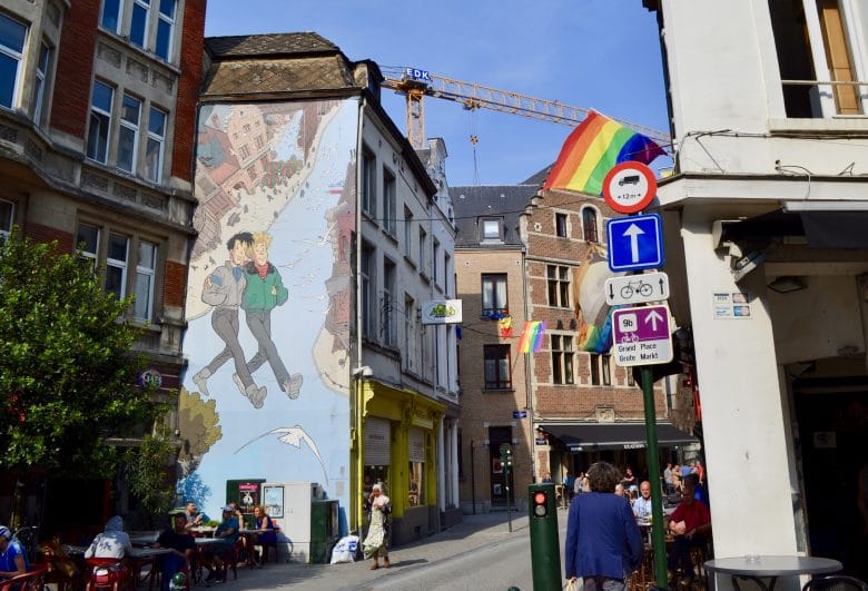Comic Wall Brussels