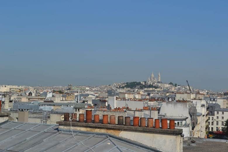 View from Hostel Les Piaules in Paris (by Adam Roberts)