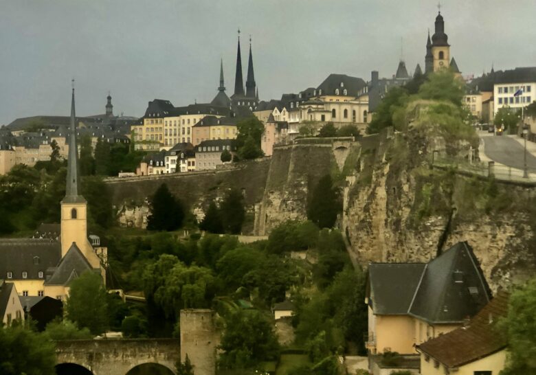 Lux - Kirchberg Train Luxembourg City