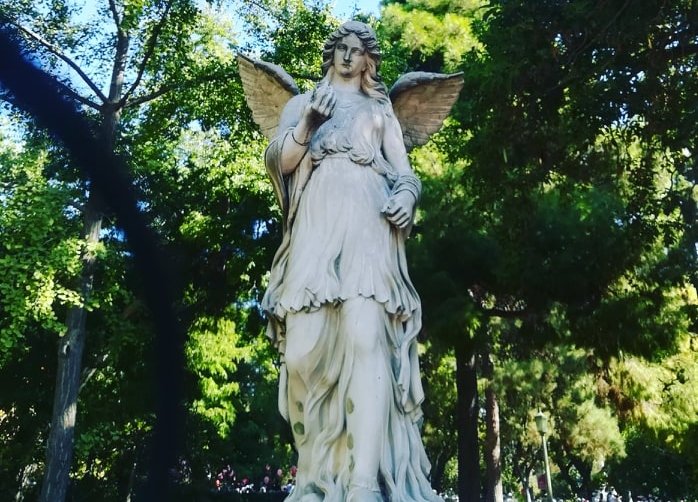 Statues of Ζappeion Garden Athens