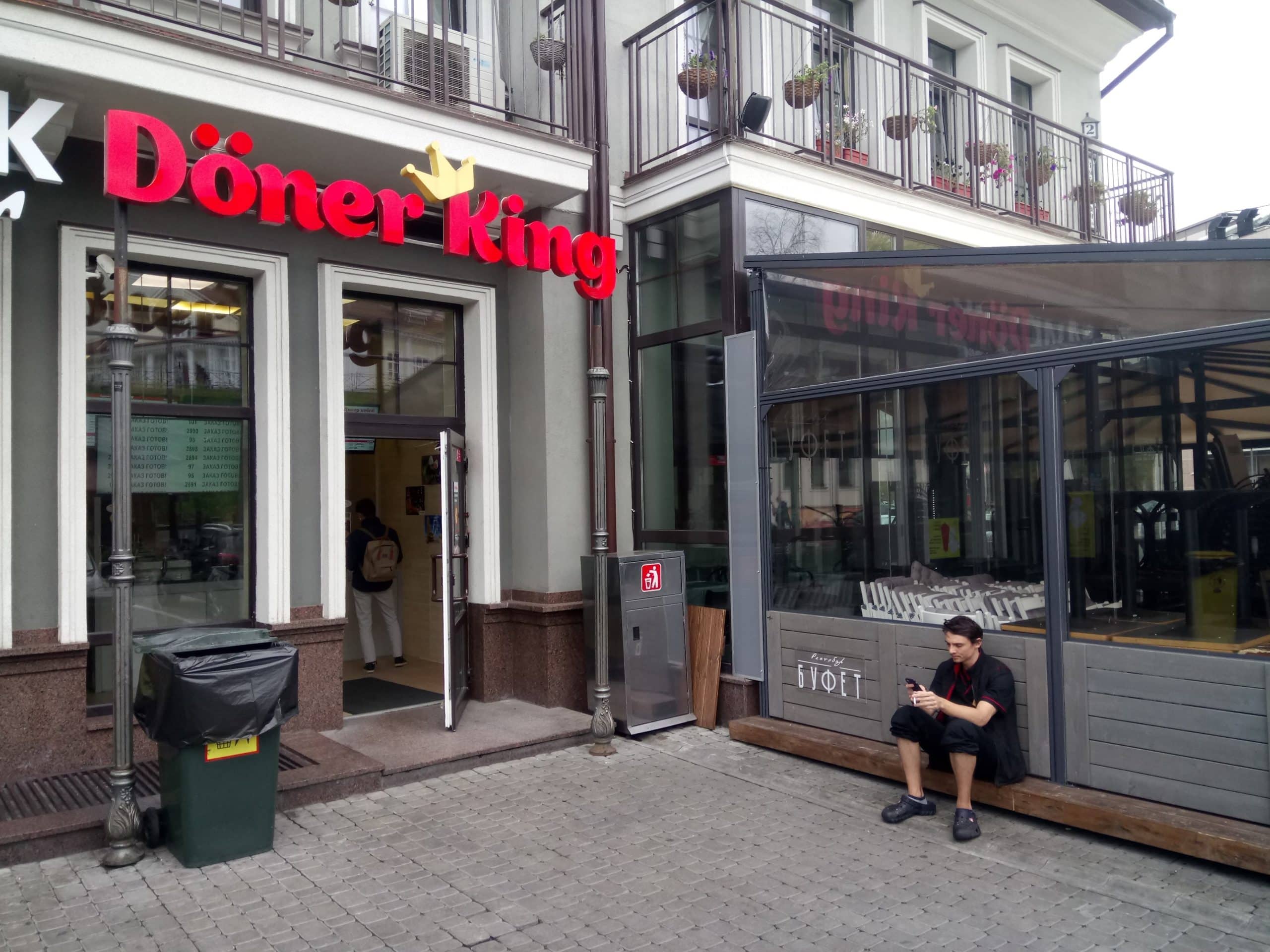 Doner King on Zybitskaya Minsk Have a snack