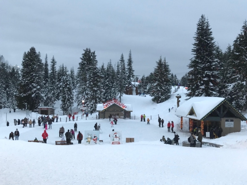 Peak of Christmas at Grouse Vancouver Winter wonderland