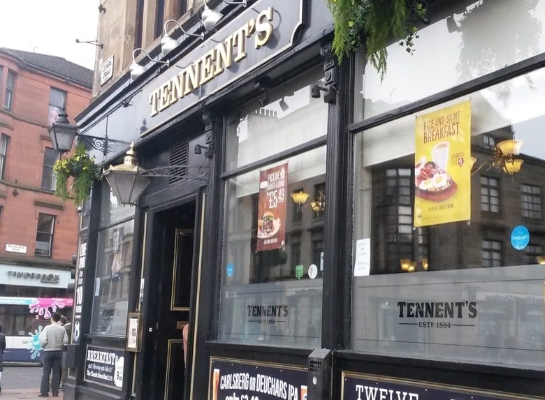 Tennent's Bar Glasgow Oldfashioned Glasgow pub