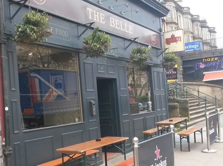 The Belle Pub Glasgow Quietly hip happening place