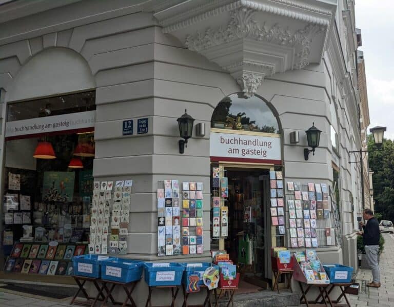 Bookshop at the Gasteig Munich