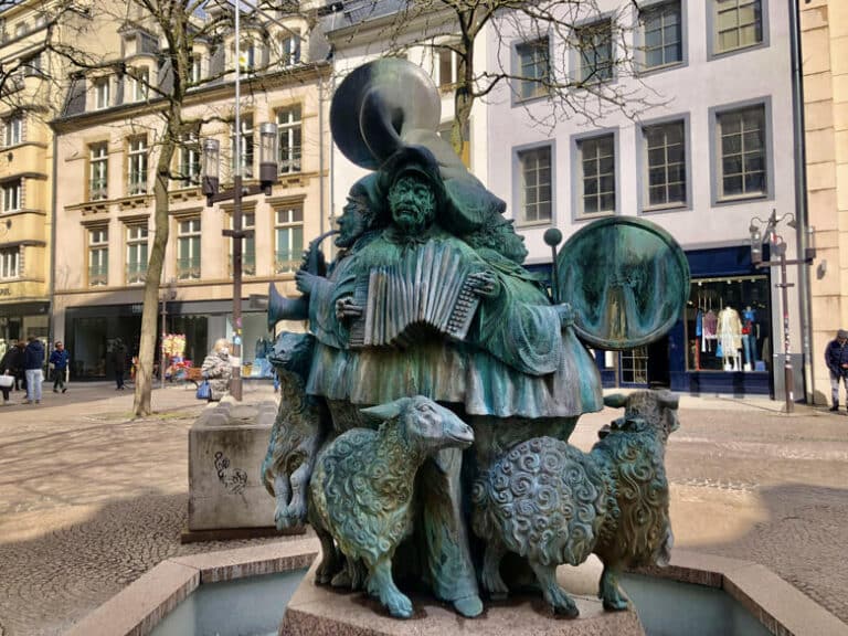 Hammelsmarsch Fountain Luxembourg City