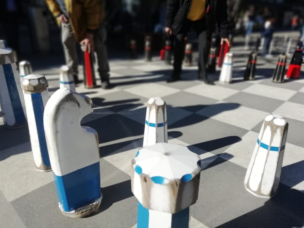 Schachspiel Bärenplatz Bern