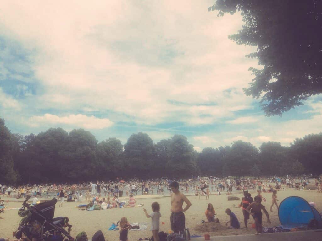Stadtpark Paddle Pond Hamburg