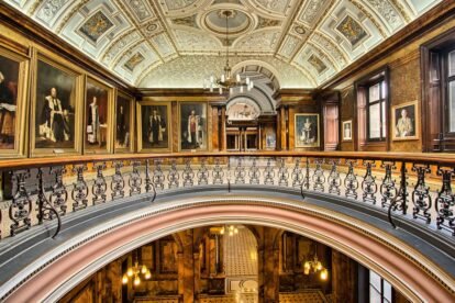 Inside Glasgow City Chambers - by Sebastian Ruff