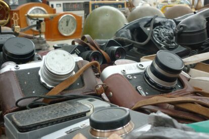 Old Soviet Cameras at Tbilisi's Dry Bridge Market