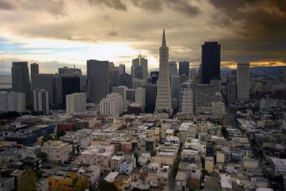 The Skyline from Coit Tower - by Tony Webster (flickr.com)