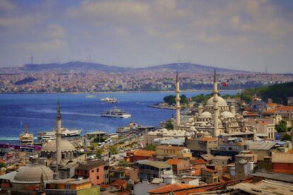 View over the Bosphorus - by Pedro Szekely