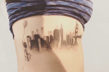 San Francisco city view tattoo